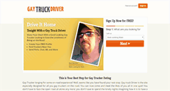 Desktop Screenshot of gaytruckdriver.com